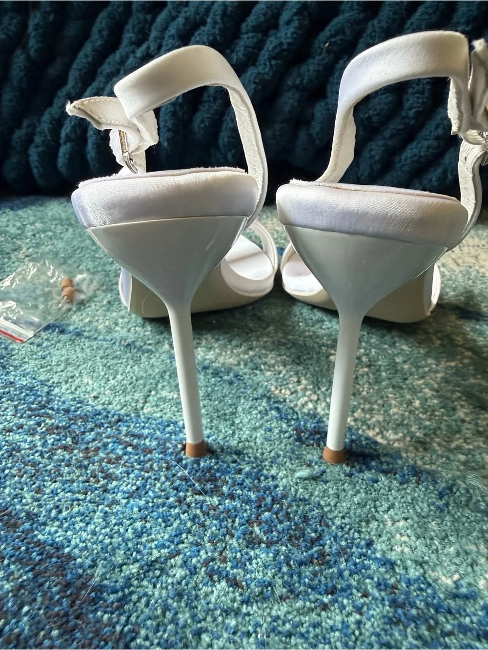 Jeffrey Campbell Go-Getter Slingback Heels, White Satin, US W7